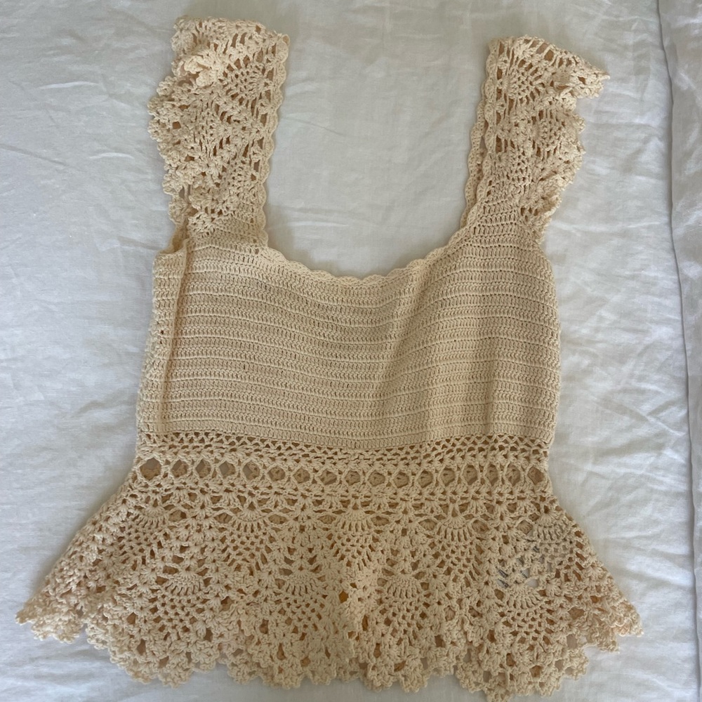 Free People crochet top